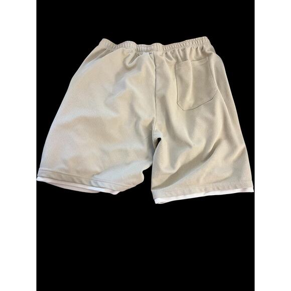 BBDX x NY Yankees Beige Mesh Shorts Japan Size 6X (Fits XL/XXL) Streetwear - Picture 3 of 6